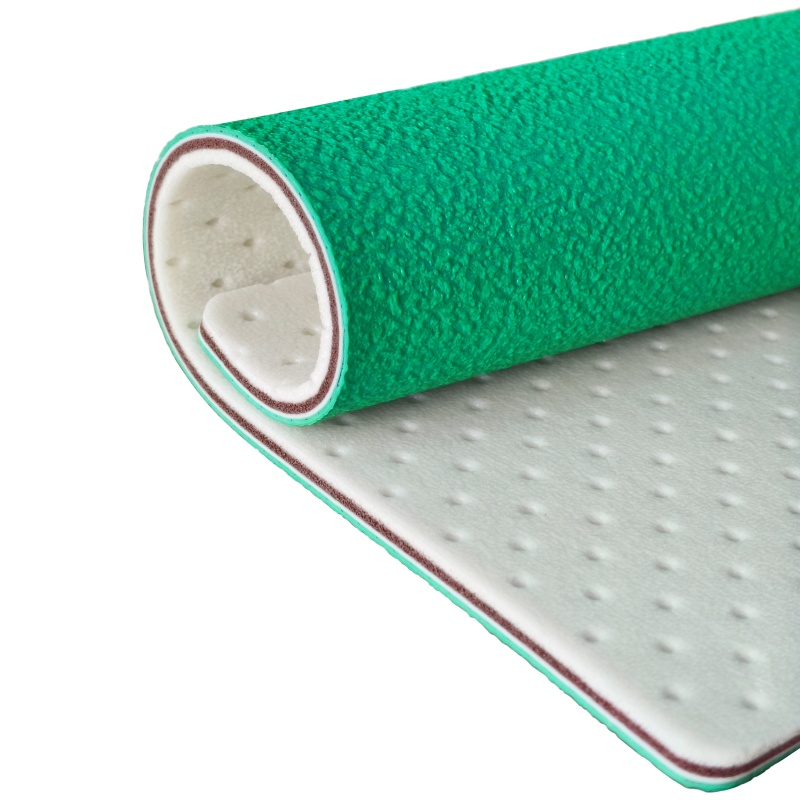 Green Color Badminton Court Flooring